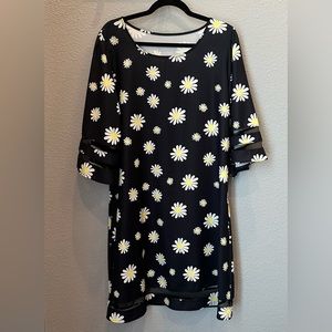 Floral Daisies Dress, XL